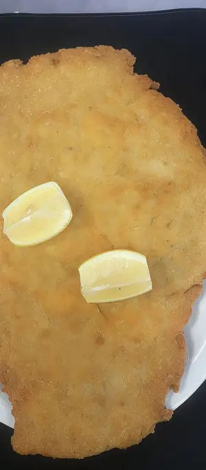 Milanesa de ternera con fritas