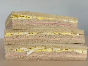 Triple de jamon y huevo