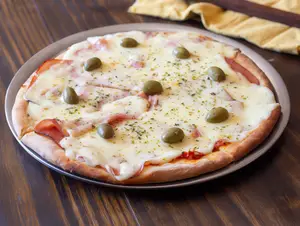 9 - Pizza de jamón