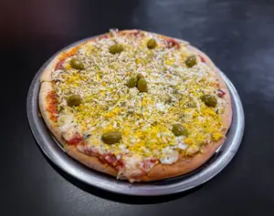 9a - Pizza de jamón con huevo