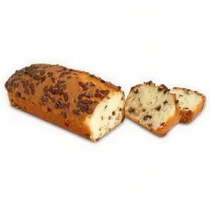 Budín de vainilla con chips