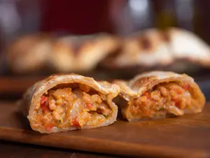Empanada vegana pollo bbq