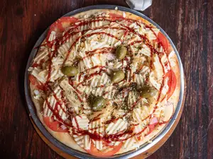 Pizza americana chica