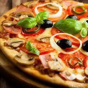 Pizza mediterránea chica
