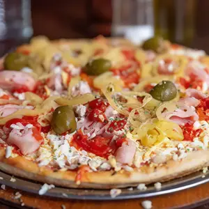 Pizza multicolor grande