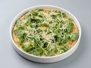 Pizza con rúcula