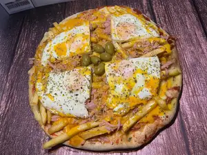 Pizza lo que da con cheddar