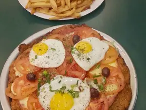 Milanesa farola con fritas grande