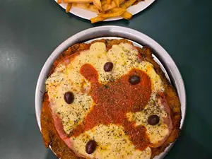 Milanesa napolitana con fritas grande