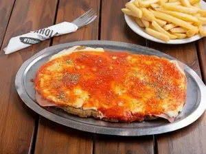 Milanesa napolitana con fritas individual