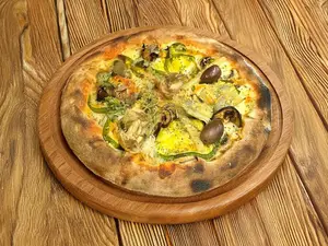 Pizza de la huerta invividual