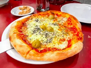 Pizza de muzzarella individual