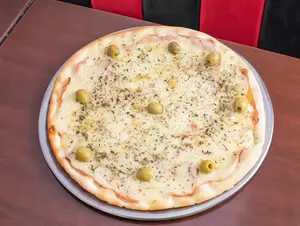 Pizza jamón individual