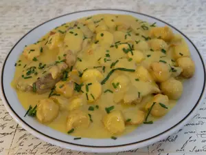 1/4 pollo a la mostaza
