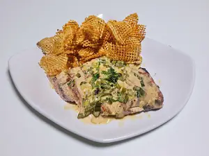 1/4pollo alverdeo con rejillas