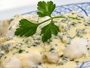 Filet merluza roque con pure
