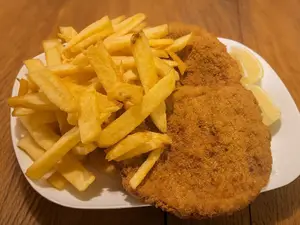 Milanesas de peceto con guarn