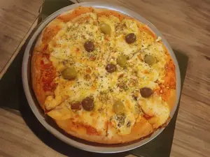 Pizza chica de muzzarella