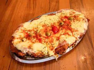 Milanesa prosciutto