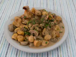 Pollo al champignon