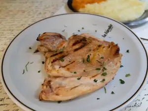 Pollo grillado un cuarto
