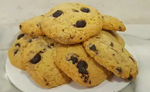 1/4 de cookies con chips