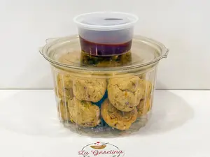 Mini cookies con pistachio