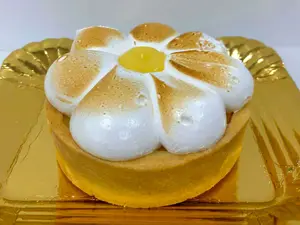 Porción de lemon pie