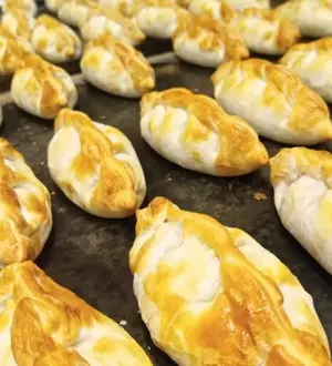 Emp. de hongos y queso azul