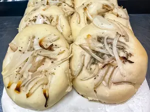 Prepizza de cebolla