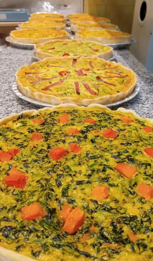 Tarta ind pascualina con huevo