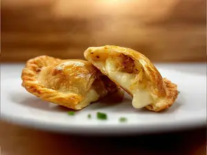 Empanada de queso y cebolla
