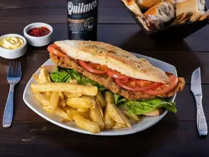 Sandwich mila c/lechuga tomate fr