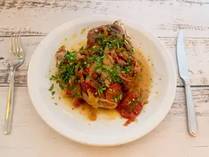 Carne al horno con papas