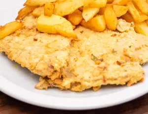 Escalope Con Fritas