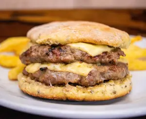 Hamburguesa solo queso