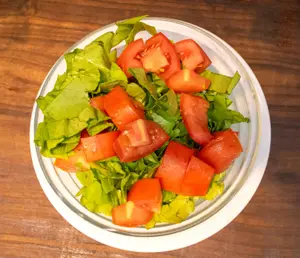 Lechuga y tomate