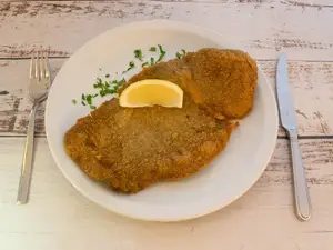 Milanesa con papas fritas