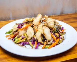 Wok de pollo