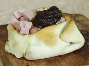Canastita de Panceta y Ciruela