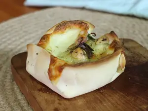 Canastita de Queso y cebolla