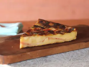 Faina rellena porción