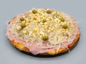 Fugazzeta con jamón barrilete