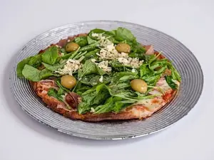 Jamón crudo y rúcula barrilete