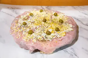 Jamón y huevo barrilete