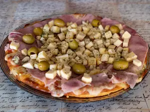 Jamón y provolone barrilete