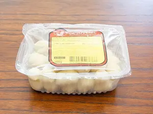 Gnocchi De papa rellenos con mozzarela