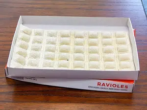 Ravioles Súper Caseros de Pollo Jamón y Verdura 48 Unidades