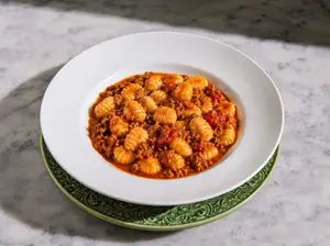 Ñoquis a la bolognesa medianos