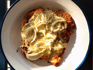 Milanesa a la fugazzetta
